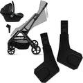 Lionelo tansi car seat adapters - compatible with popular baby car seats - easy attachment to stroller frame - without removing the seat