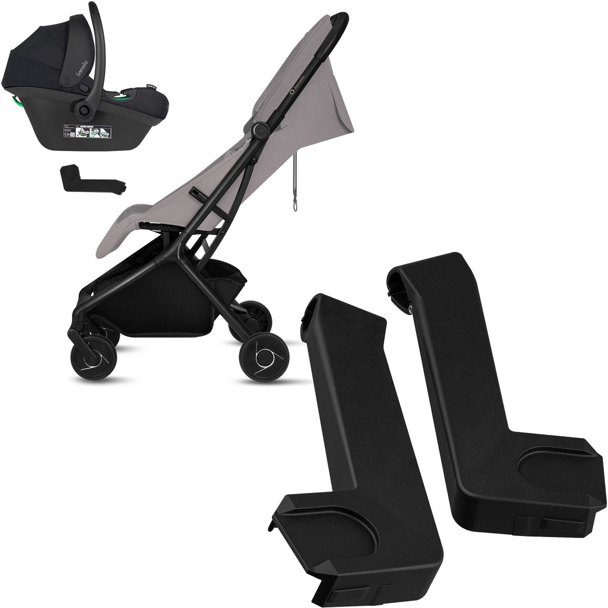 Lionelo sia car seat adapters - car seat adapters - compatible with popular car seats - easy to install safely
