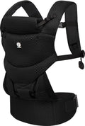 Dooky baby carrier - baby carrier urban comfort black - child carrier - toddler and baby carrier 3.5-15 kg - ergonomic M-position - back carrier - adjustable and breathable - baby carriers - baby carrier